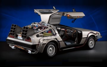 デアゴスティーニ、映画「バック・トゥ・ザ・フューチャー」のタイムマシンを1/8サイズで再現
