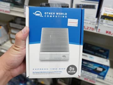 「USB4 80Gb/s」対応のM.2 SSD用ケース「OWC Express 1M2 80G」が登場、実測6,000MB/s以上