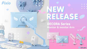 Pixio新シリーズ「Decora」登場！天使＆悪魔モチーフのゲーミングモニターとアームを予約開始
