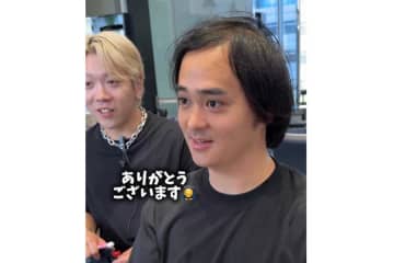 「ものすごく若返って見える」　おでこの広さとボリューム不足に悩む男性　アップバングで激変したビフォーアフターに反響