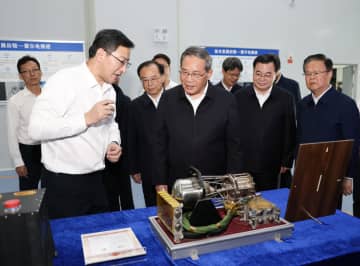 李強氏、甘粛・青海両省を視察