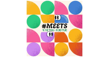 博多阪急のアート企画「#MEETS 2025」にて、えちわがのりゆきさんと制作した絵本ナビオリジナルグッズを販売