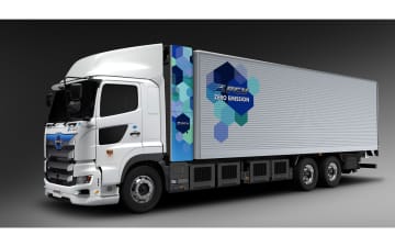 日野、国内初の燃料電池大型トラック量産モデル「プロフィア Z FCV」を10月24日発売