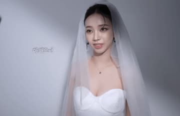 「今日私結婚する」aespa・カリナが花嫁に!?純白ウェディングドレス姿の圧巻美貌でファンを虜に