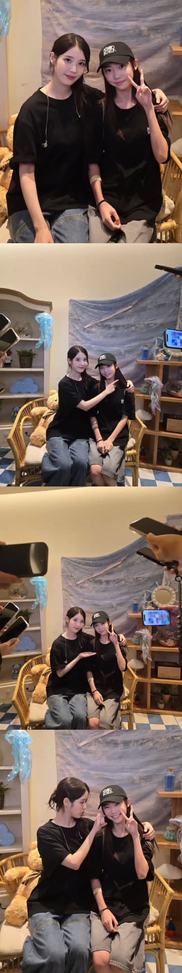 『おつかれさま』“エスン”たちが再会！IUと子役のツーショットにほっこり【PHOTO】