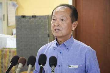 名護市長、3選出馬を表明　辺野古移設争点に、沖縄