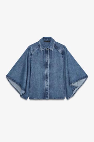 【ZARAのブルー】がセンス抜群！ 大人のサマ見え♡「デニムトップス」