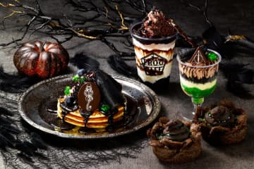 ハリー・ポッター「闇の魔術」着想ハロウィンスイーツ、濃厚チョコパンケーキなどスタジオツアー東京で