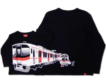 【チャンネルアッシュ】OJICOから、「山陽電車6000系」をモチーフにした新作長袖Tシャツが登場！