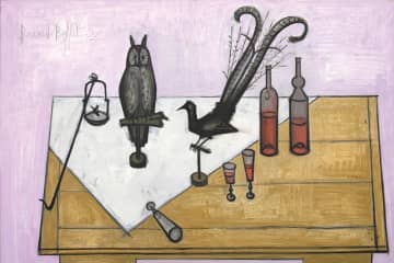 戦後を代表する具象画家ベルナール・ビュフェ、“鋭い線描”による絵画を一挙公開する展覧会が大阪で