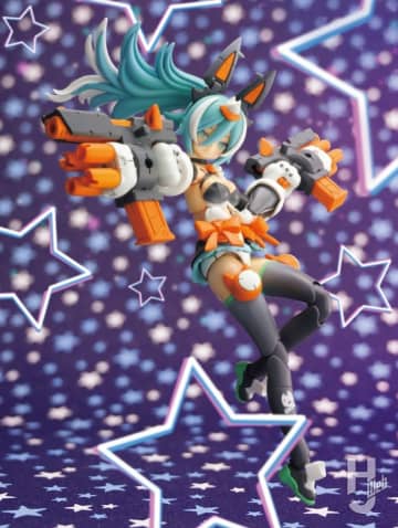 「PUNI☆MOFU」3号機オオカミ娘「ラン」をプチカスタマイズ！武器と尻尾をプラスして可愛さアップ!!【メガミデバイス】