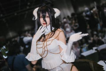 【コスプレ】「オーバーロード」アルベドが妖艶で美しい！しなやかな曲線が見るものすべてを誘惑してくる【写真7枚】