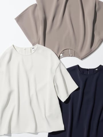 1,000円台！【ユニクロ】40・50代が似合う♡「SALEブラウス」