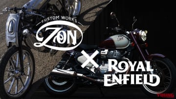 「クラフトマンシップ感じる」「ビルダーすご」ロイヤルエンフィールドのカスタムクルーザーが横浜HRCSに登場