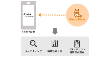 TikTok広告においてPontaデータを活用したターゲティング配信・分析サービスが開始