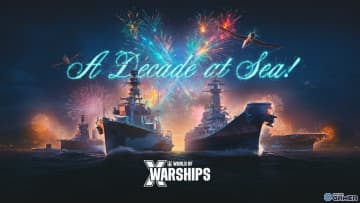 「World of Warships」10周年記念！10時間配信＆限定コラボグッズを発表