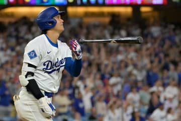 衝撃51号「またもやモンスター級だ！」　大谷、LA放送席が怪力に絶叫「球を叩きのめした」