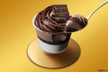 ローソン×ゴディバ秋のチョコスイーツ、マロン餡入り「どらもっち」や‟ショコラ尽くし”カップスイーツ