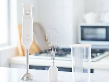 つぶす・まぜる・泡立てるの1台3役ハンドブレンダー、テスコム
