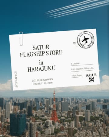 韓国ファッションブランド「SATUR」日本初のフラッグシップストアが原宿に！10月4日よりオープン