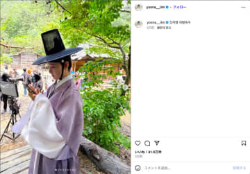 少女時代 ユナのキュートな男装姿も　『暴君のシェフ』現場の雰囲気が伝わるオフショット