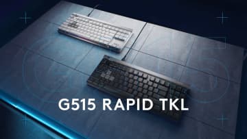 ロジクールG初のラピトリ対応ロープロファイルキーボード「G515 RAPID」は10月9日発売！ 価格は約2.5万円