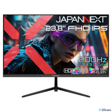 JAPANNEXT、23.8型・200Hz対応ゲーミングモニター「JN-IPS238G200F3」をAmazon限定で発売