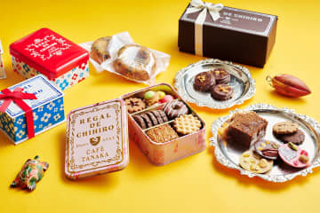 梅田「カフェタナカ」に限定クッキー缶登場！サントメ島カカオを贅沢に使用