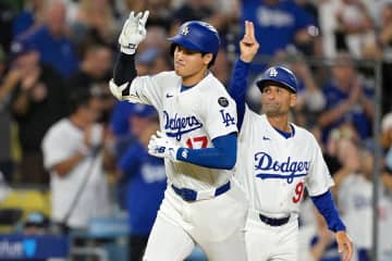 大谷翔平51号で敵地放送局は“お通夜”　ド軍本拠地と対照的…被弾左腕に失意