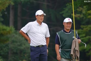元巨人軍・原辰徳が『82』発進　キャディはベスト“63”の実力者「野球ならピンチヒッターが…」