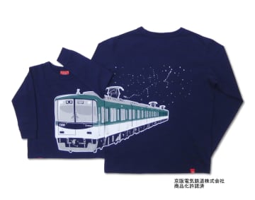 【チャンネルアッシュ】OJICOから、「京阪7200系」をモチーフにした新作長袖Tシャツが登場！