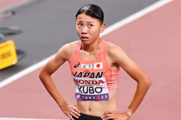 17歳・久保凛が２分02秒84の組７着で準決勝進出ならず　“スーパー女子高生”が初の世界陸上堂々デビューも涙