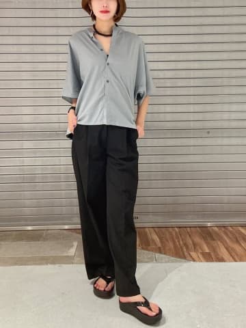 シンプルだけどこなれる！【無印良品】大人が真似したい！「ワンツーコーデ」