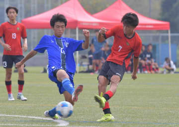 全国高校サッカー茨城県大会　日立商6発快勝