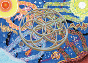 藤本伸樹の一期一絵　「大循環－ Flower of Life 」