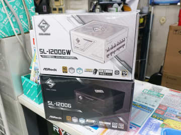 ASRockの1,200W電源「SL-1200G」が発売、カラーは2色