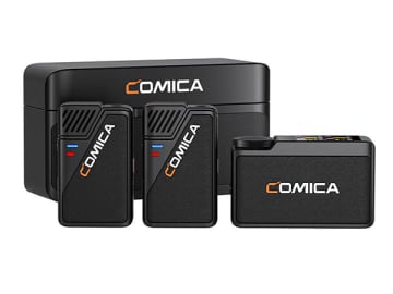 VANLINKSから「COMICA」ブランドの32bitフロート対応ワイヤレスマイク　送信機内での記録が可能　指向性の切替も
