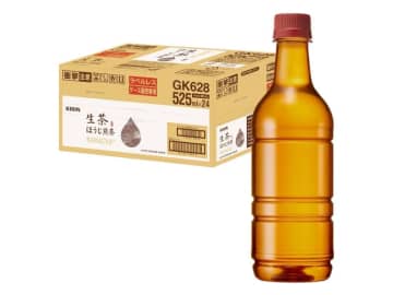 Amazonでお茶やむぎ茶などラベルレスのペットボトル飲料が安い！　「生茶 ほうじ煎茶」のラベルレスボトル525ml×24本が定期1882円から