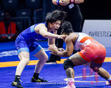 ＜レスリング＞【写真集】2025年世界選手権／女子72kg級・古市雅子（自衛隊）