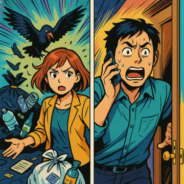 ゴミ出しルールを守らない隣人。ある日、自分のゴミのせいでとんでもない目に遭った【短編小説】