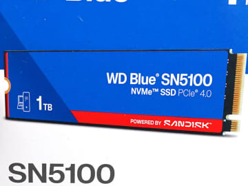 前世代から30%高速化したM.2 SSD「WD Blue SN5100」が登場、SANDISKロゴの新パッケージ