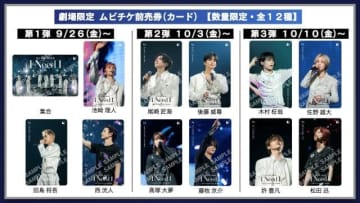 INI、映画「INI THE MOVIE『I Need I』」劇場・通販限定ムビチケ前売券(カード)販売決定