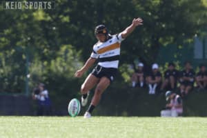 p【ラグビー】対抗戦の前哨戦で明大に完敗　執念の3トライを糧に再起を／第４７回ジュニア選手権大会第１節  対明治大学/p