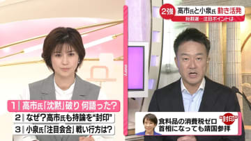 【解説】高市氏が会見“持論封印”の理由　小泉氏は「注目会合」 自民党総裁選の行方は