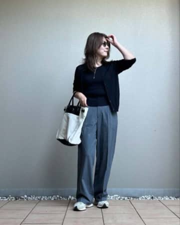 50代、明日のコーデはこれがオシャレ♪ 服を選ぶのがめんどくさい人のためのお手本コーデ【9月20日秋】