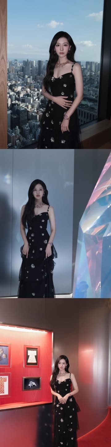 『涙の女王』女優キム・ジウォン、胸元の存在感引き立つ豪華なドレス姿！輝かしい美貌に惚れ惚れ【PHOTO】