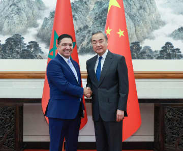 王毅氏、モロッコ外相と会談