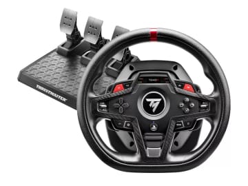 ホールエフェクト式ペダル付属のステアリングコントローラー2製品がThrustmasterから