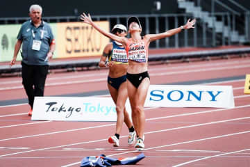 競歩、50cm超僅差のメダル決着！　藤井菜々子、直線まで急襲気づかず「危なかった」4位トレス「あと少しだと…」【東京世界陸上】