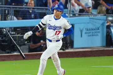 大谷翔平の52号にLA記者感慨　カーショー降板直後…「史上最高が史上最高を助けた」